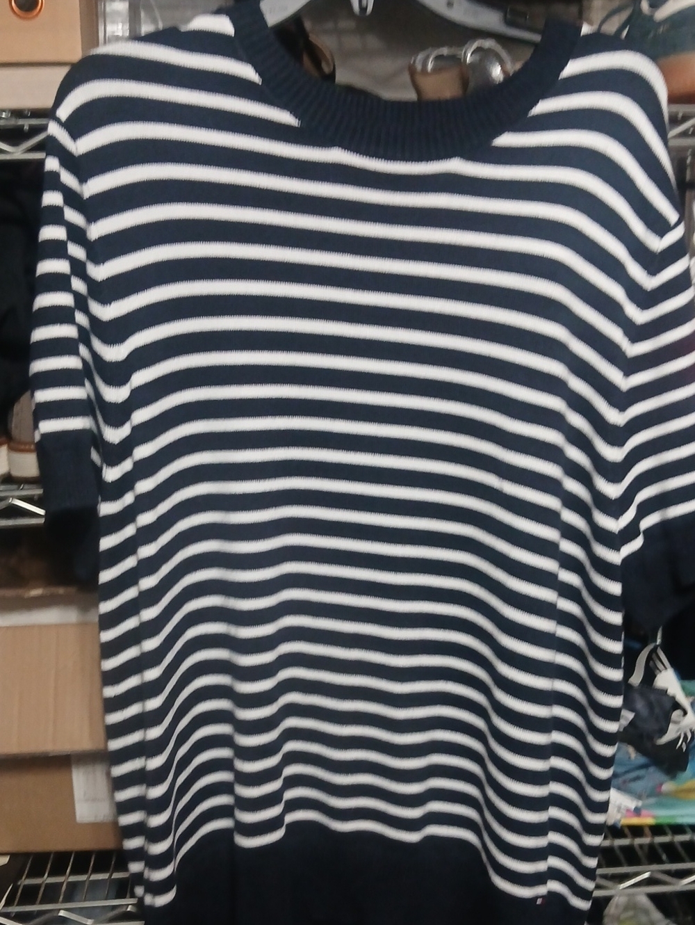 Tommy Hilfiger Short Sleeve Sweater Top